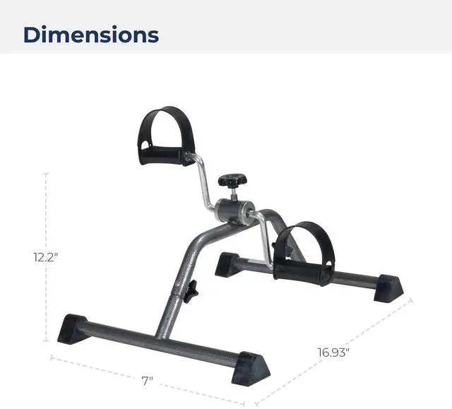 Alt view image 7 of 7 - 10270KDRSV-1 Pedal Exerciser, Silver Vein Finish