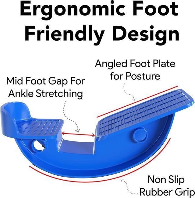 Alt view image 4 of 6 - ProHeal Achilles Tendonitis Relief Foot Rocker - Calf Stretcher with Spiked Ball Massager - for Plantar Fasciitis - Calf, Foot, Heel, and Ankle Stretcher - Lower Leg Pain