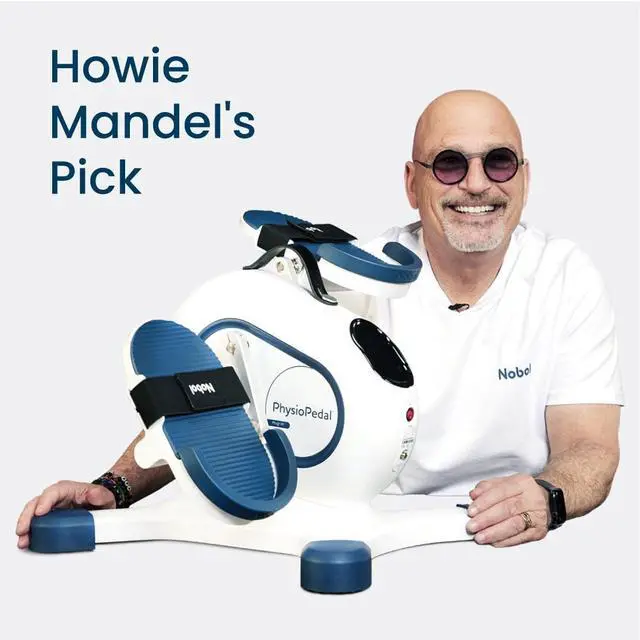 Alt view image 2 of 7 - PhysioPedal® Arm & Leg Pedal Exerciser, Dual Mode, 8 Motorized Speeds, 8 Adjustable Resistance Levels, LCD Display, Magnetic Remote, to Enhance Mobility, Recovery, Joint Health