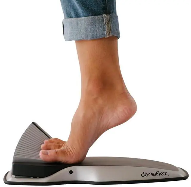 Main image of Dorsiflex. Deep calf, foot, and arch stretcher and foot rocker and slant board device for plantar fasciitis, Achilles tendinitis, calf stretching, ankle mobility, toe mobility and heel pain relief.