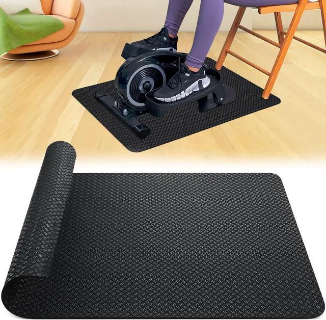 Main image of TOBWOLF Upgraded Double-Sided Non-Slip Workout Mat for Under Desk Elliptical, Exercise Mat for Ellipse Leg Exerciser as Seen on TV, Anti-Slip Mat Suitable for Leg Exerciser While Sitting for Seniors