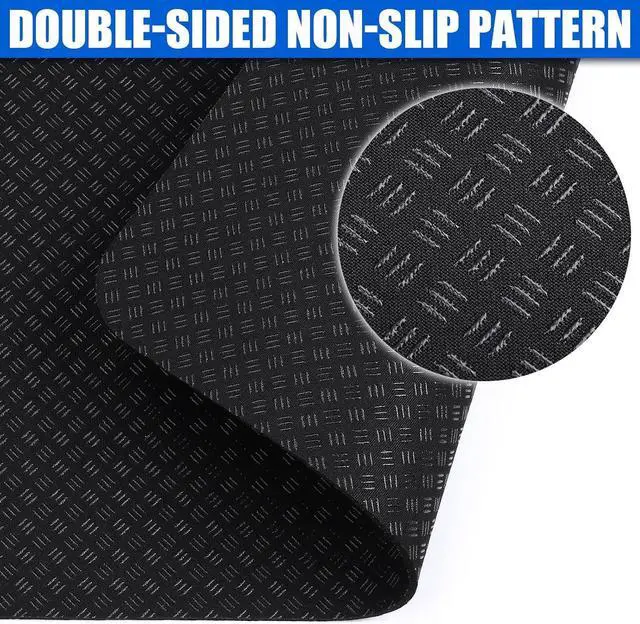 Alt view image 2 of 7 - TOBWOLF Upgraded Double-Sided Non-Slip Workout Mat for Under Desk Elliptical, Exercise Mat for Ellipse Leg Exerciser as Seen on TV, Anti-Slip Mat Suitable for Leg Exerciser While Sitting for Seniors