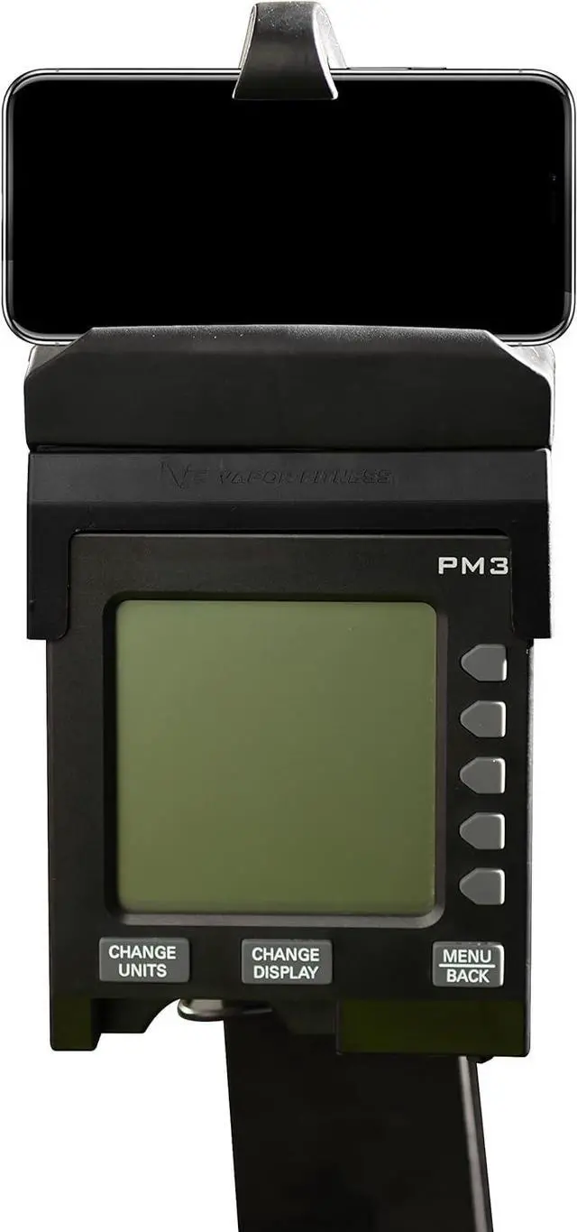 Main image of Smartphone Cradle Designed for Concept 2 Rowing Machine PM3 Monitor, PM4 Monitor, Silicone Phone Holder with Adapter Compatible with Concept2 Pm3 and Pm4 Monitors