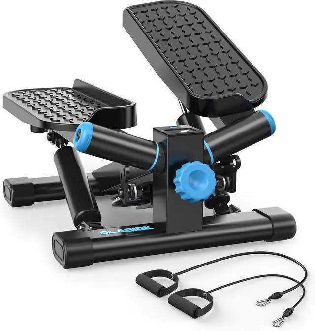Main image of Steppers for Exercise at Home, Twist Stepper with 350LBS Loading Capacity, Mini Stepper with Resistance Bands, Hydraulic Fitness Stair Stepper for Home with LCD Monitor