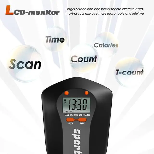 Alt view image 6 of 6 - Sportsroyals Vertical Climber, Folded Climbing Cardio Exercise Equipment Full Body Workout for Women Men, Stair Climber with 5 Height Adjustable