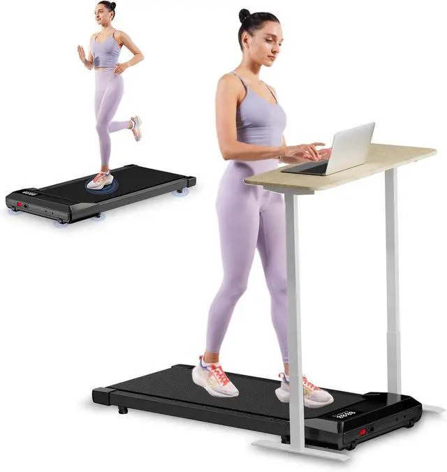 Main image of SupeRun Walking Pad, Under Desk Treadmill, 3 in 1 Portable Treadmill with Remote Control LED Display, 2.5 HP Quiet Walking Jogging Machine for Office Home Use, 250 Lbs Capacity