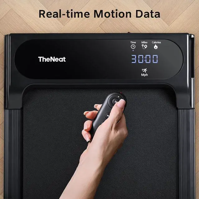 Alt view image 2 of 7 - TheNeat Walking Pad, Under Desk Treadmill, Treadmills for Home & Office, Walking Jogging Running Machine, NeatWalk