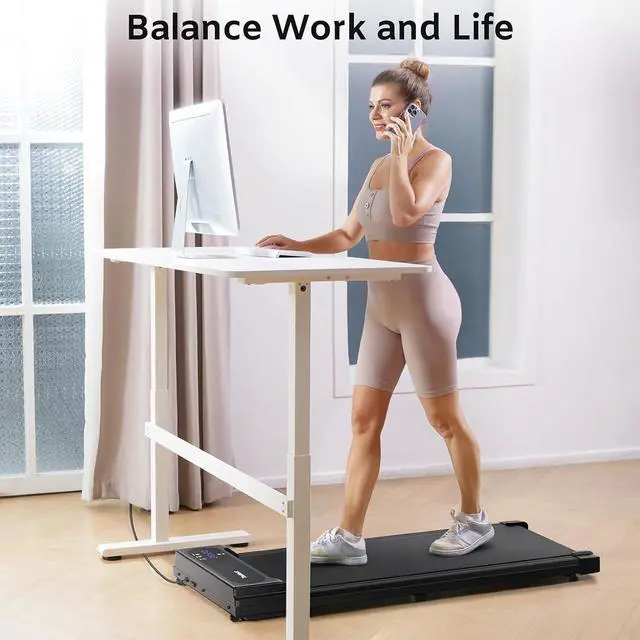 Alt view image 7 of 7 - TheNeat Walking Pad, Under Desk Treadmill, Treadmills for Home & Office, Walking Jogging Running Machine, NeatWalk