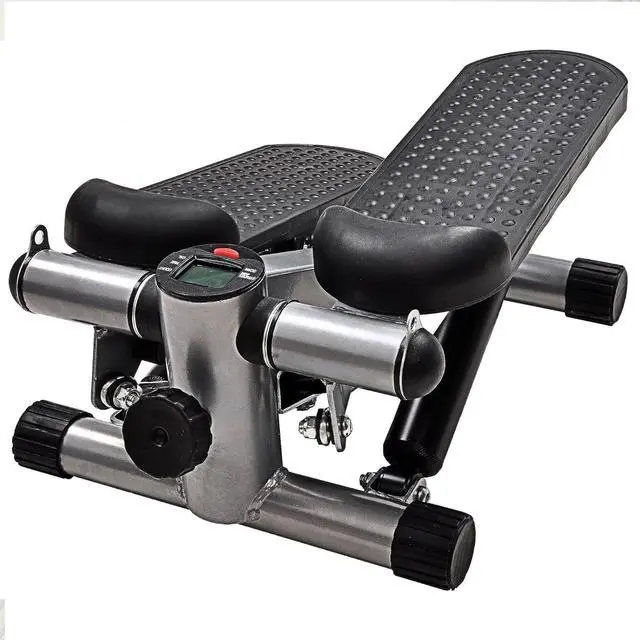 Alt view image 5 of 5 - BalanceFrom Adjustable Stepping Machine and Step Counter, Leg Workout Machine & Mini Stair Stepper with Resistance Bands, for Home Workouts, Black