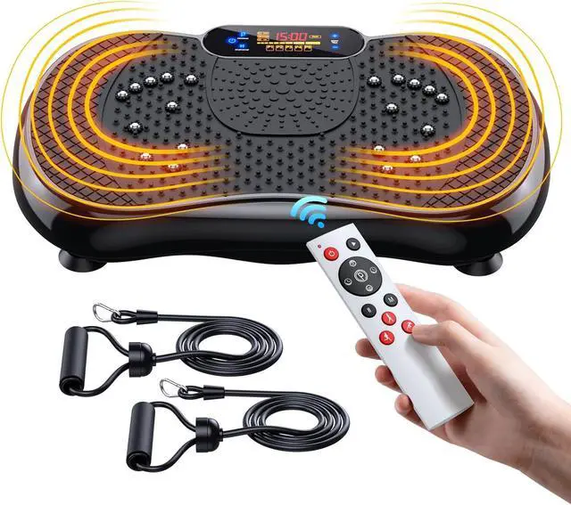 Main image of Vibration Plate Exercise Machine, PBYRD Lymphatic Drainage Machine for Weight Loss, Full Body Workout Vibrate Fitness Platform, Helps Toning Shaping Wellness Home Gyms Workout - Max User Weight 330lbs