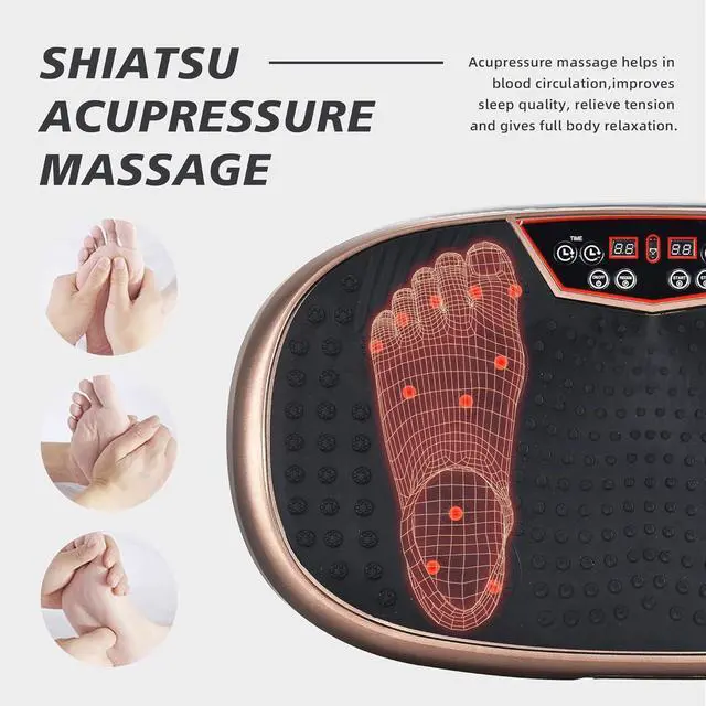 Alt view image 4 of 7 - EILISON FitMax 3D XL Vibration Plate Exercise Machine - Whole Body Workout Vibration Platform w/Loop Bands - Lymphatic Drainage Machine for Weight Loss, Shaping, Wellness, Recovery