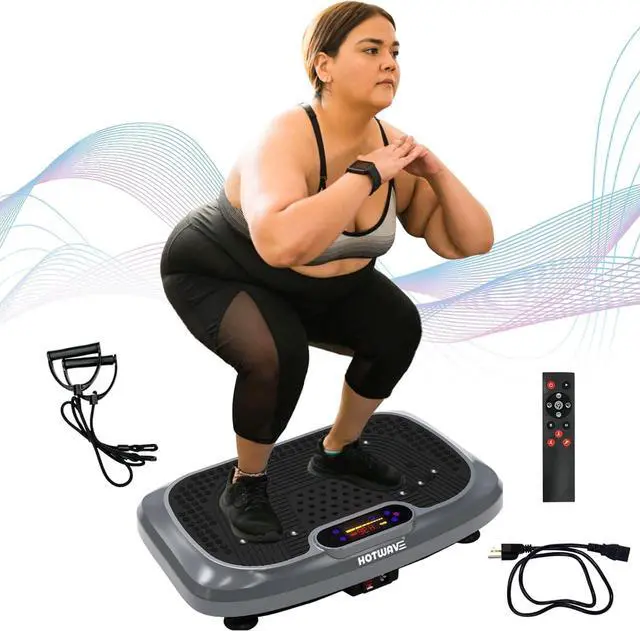 Main image of HOTWAVE Vibration Plate Exercise Machine for Lymphatic Drainage, Power Vibrating Plates Platform for Weight Loss - Whole Body Waver Shaker Vibration Plate Machine Home Gym Shaping Fitness Workout