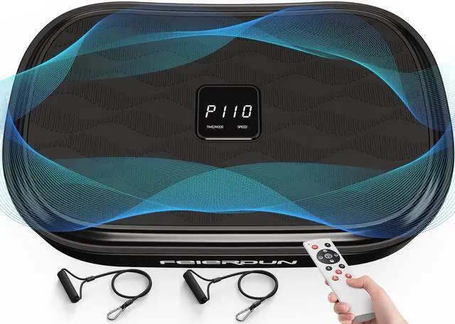 Main image of FEIERDUN Vibration Plate Exercise Machine, Whole Body Workout Vibrate Platform, 9 Modes Vibration Plate for Lymphatic Drainage Weight Loss Shaping Toning Wellness Home Gyms Workout