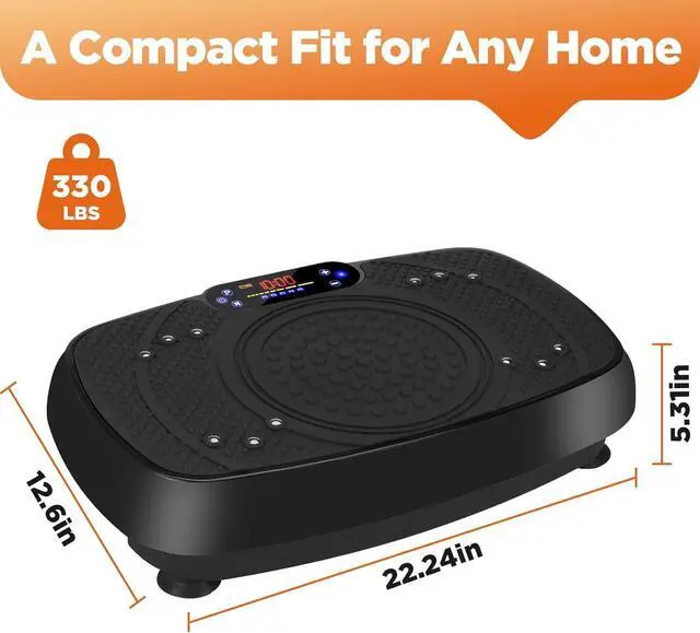 Alt view image 2 of 7 - Vibration Plate Exercise Machine, Full Body Exercise Equipment, Power Board Vibration Platform