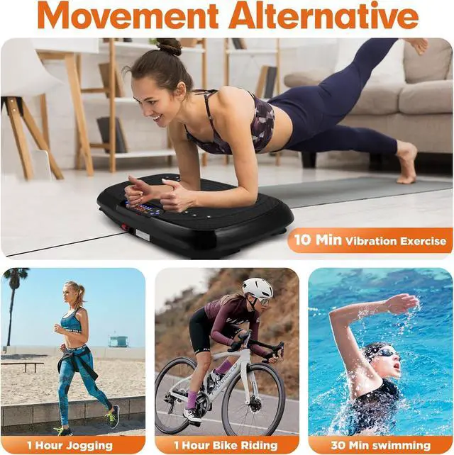 Alt view image 7 of 7 - Vibration Plate Exercise Machine, Full Body Exercise Equipment, Power Board Vibration Platform