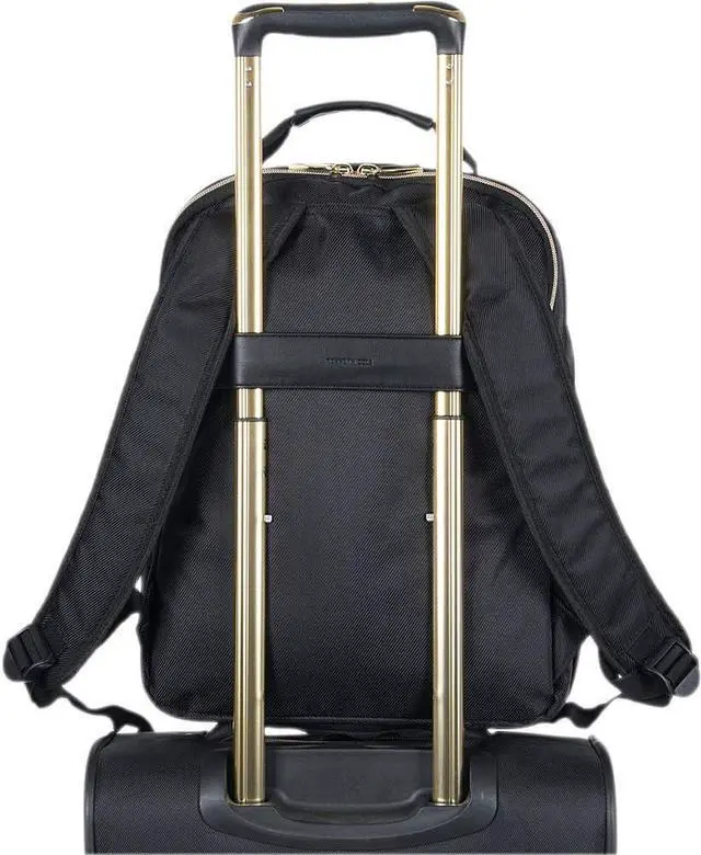 Alt view image 5 of 7 - Kenneth Cole REACTION Women's Chelsea Chevron 15" Laptop and Tablet Backpack, Navy
