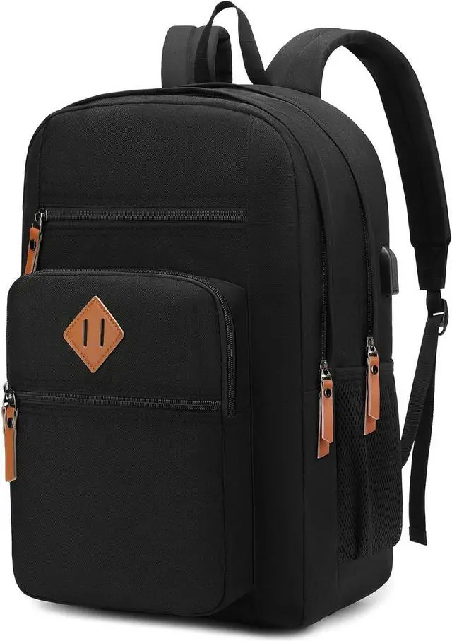 Main image of NEOREAL Laptop Backpack for Work, College, Travel, Daily Backpacks for Men Women, Computer Bag Fits 15.6 Inch Notebook, Black