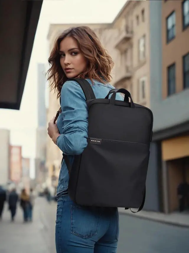 Alt view image 2 of 7 - GOLF SUPAGS Travel Laptop Backpack for Women Anti Theft Slim Durable College Bookbag Business Computer Bag Fit 13.3Inch Notebook (Black, 13.3Inch)