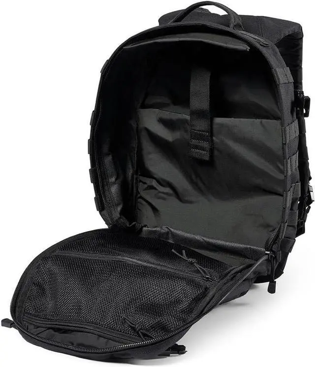 Alt view image 2 of 6 - 5.11 Tactical Backpack  Rush 12 2.0  Military Molle Pack, CCW with Multiple Compartments, 24 Liter, Small, Style 56561, Black