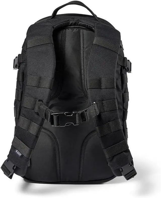 Alt view image 6 of 6 - 5.11 Tactical Backpack  Rush 12 2.0  Military Molle Pack, CCW with Multiple Compartments, 24 Liter, Small, Style 56561, Black