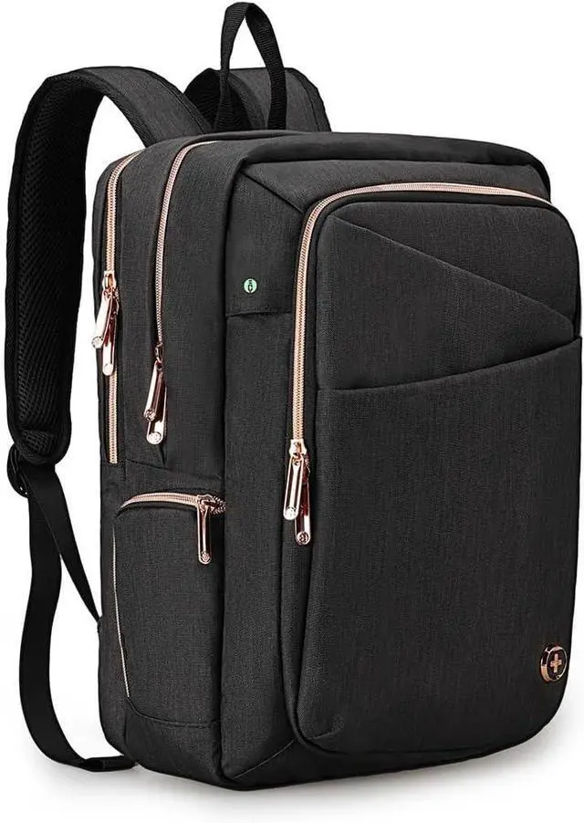 Main image of Swissdigital Design Business Laptop Backpack For Women,With USB Charging Port Computer Work Backpack,Fits 15.6 Inch Laptop Travel Casual Backpack (SD1006-01) One Nation One World