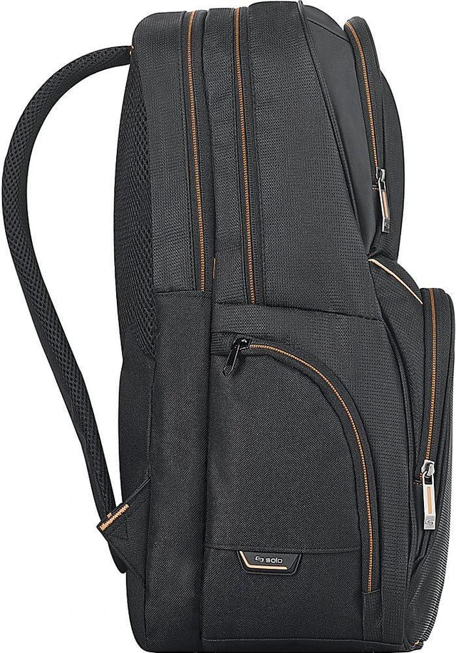 Alt view image 7 of 7 - Solo New York UBN701-4 17.3 Inch Laptop Backpack, Black, 17.5 x 11.75 x 8