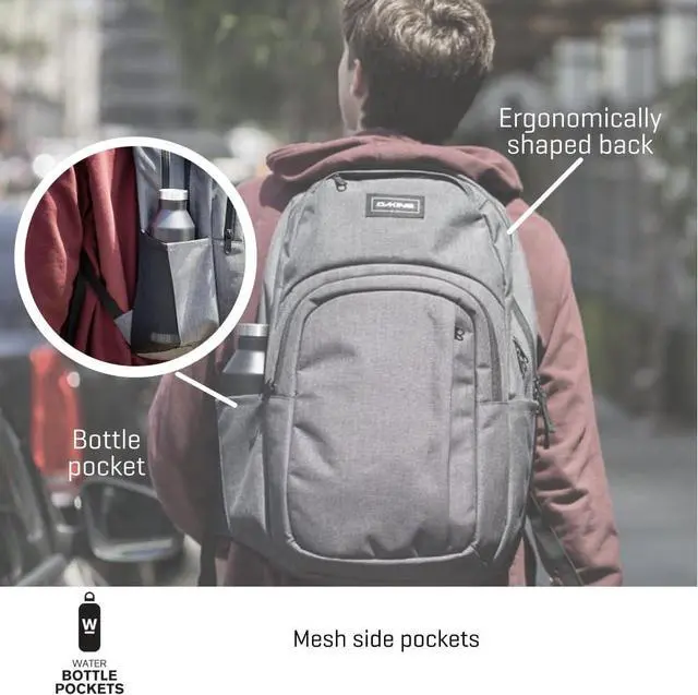 Alt view image 7 of 7 - Dakine Campus L 33L Backpack - Carbon, One Size
