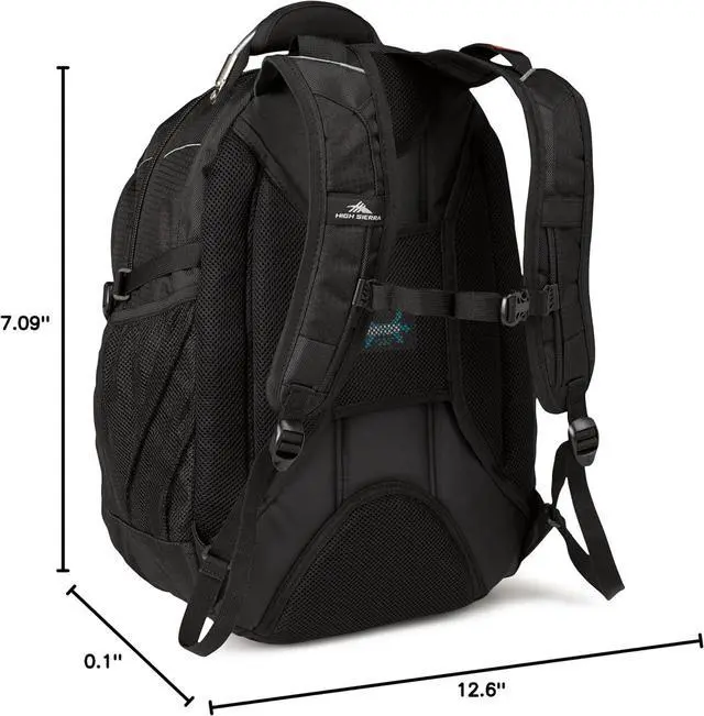 Alt view image 5 of 5 - High Sierra XBT - Business Laptop Backpack, Black, One Size