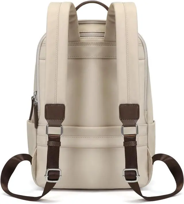 Alt view image 3 of 7 - GOLF SUPAGS Womens Laptop Backpack with Separate Laptop Compartment Water Resistant Computer Backpacks Fits 14 Inch Notebook Travel Work College Bags (Apricot)