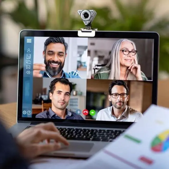 Alt view image 7 of 7 - Aluratek HD 1080P Video Webcam for PC, MAC, Desktop & Laptop, Video Call, Conference, USB