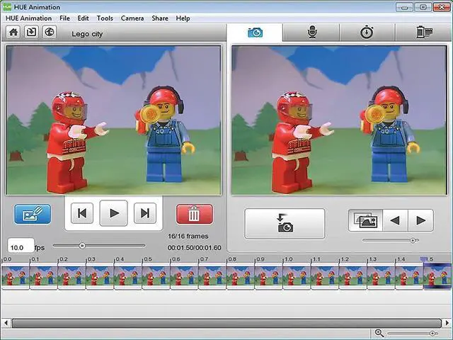 Alt view image 7 of 7 - HUE Animation Studio: Complete Stop Motion Kit (Camera, Software, Book) for Windows/macOS (Blue) with Carry Case