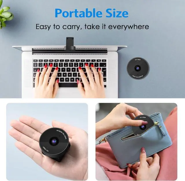 Alt view image 7 of 7 - EMEET 1080P Webcam - USB Webcam with Microphone & Physical Privacy Cover, Noise-Canceling Mic, Auto Light Correction, Fixed Focus, C950 Ultra Web Cam w/ 70°View for Meeting/Online Classes/Zoom/YouTube