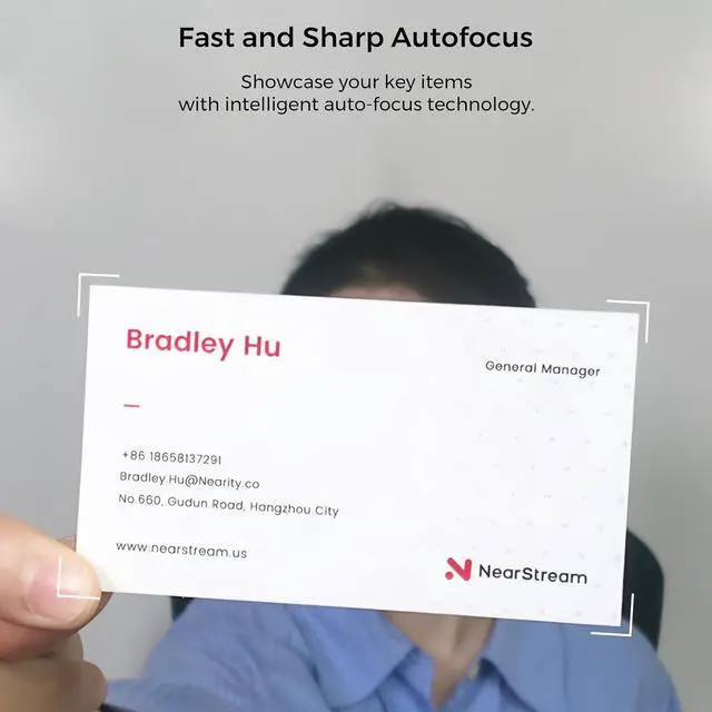 Alt view image 5 of 7 - 2K Webcam for PC, Full HD 1080P Webcam with Noise-Canceling Mic, Auto Focus,Software Control, Adjustable FOV, Plug&Play, Compact Web Camera for Desktop Computer for Zoom/Skype/Teams (V02AF)