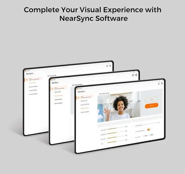 Alt view image 7 of 7 - 2K Webcam for PC, Full HD 1080P Webcam with Noise-Canceling Mic, Auto Focus,Software Control, Adjustable FOV, Plug&Play, Compact Web Camera for Desktop Computer for Zoom/Skype/Teams (V02AF)