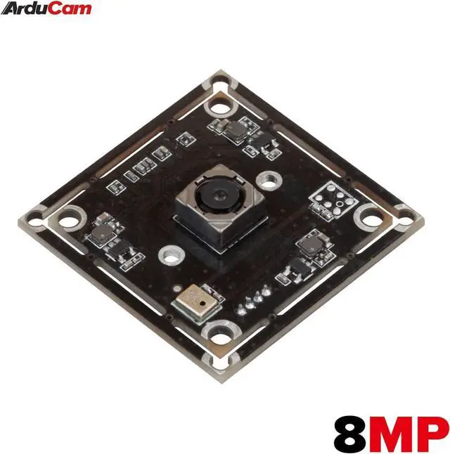 Alt view image 2 of 6 - Arducam 8MP 1080P Auto Focus USB Camera Module with Microphone, 1/3.2 CMOS IMX179 UVC USB2.0 Webcam Lightburn Camera for Windows, Linux, Android and Mac OS
