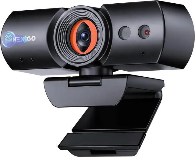 Main image of NexiGo HelloCam Pro, Webcam with Windows Hello, 1080P 60FPS Autofocus, True Privacy, Automatic Electronic Shutter, Computer Camera, Microphone, Facial Enhancement, HD USB Web Cam
