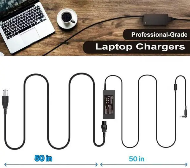 Alt view image 5 of 7 - 90W Universal AC Adapter Laptop Charger Replacement for  HP    IBM  Fujitsu Gateway Notebook Ultrabook Chromebook Power Supply Cord with 16 Tips