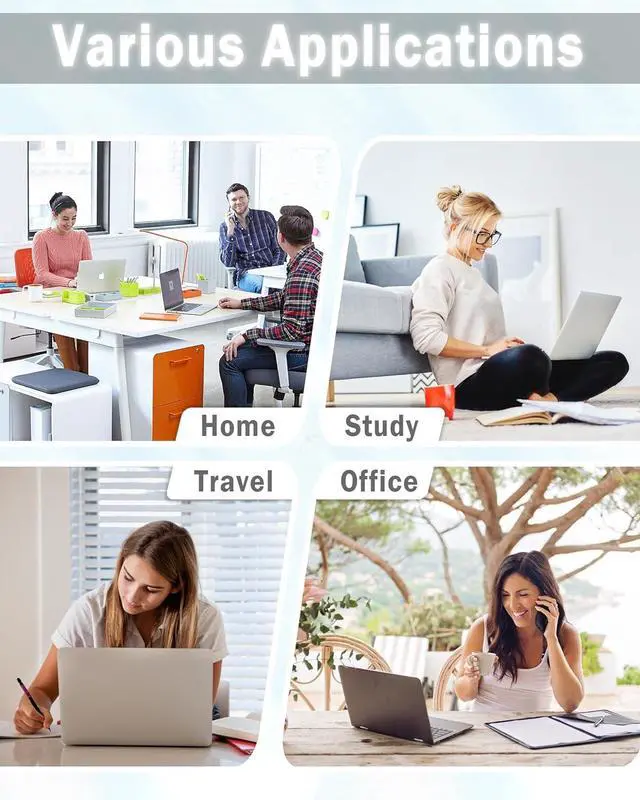 Alt view image 7 of 7 - 19.5V 3.33A 65W Laptop Charger for HP Elitebook 840 850 845 830 820 G3 G4 G5 G7 G8 G9, HP ProBook, Envy, Pavilion, Spectre, Stream, Notebook 15 Series Smart Blue Tip Power Cord Adapter