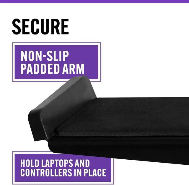 Alt view image 4 of 5 - On-Stage LPT5000 Laptop Computer Stand, Black