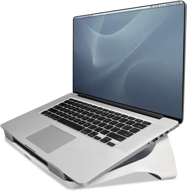 Alt view image 3 of 4 - Fellowes I-Spire Series Laptop Lift/Stand, White/Gray (9311201)