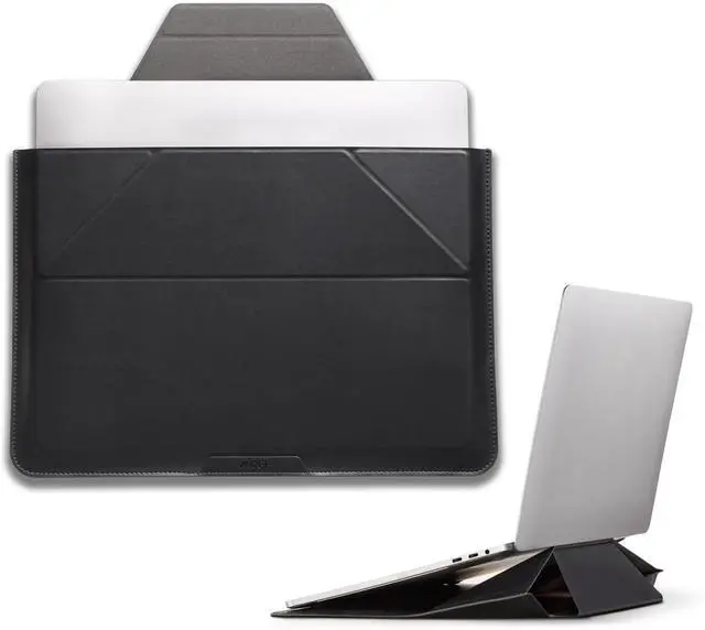 Main image of MOFT Laptop Bag Sleeve for MacBook Computer Expandable Storage, Two Adjustable Angles, Ultra-Slim Stylish Pieces Laptop Case, Night Black, 16"