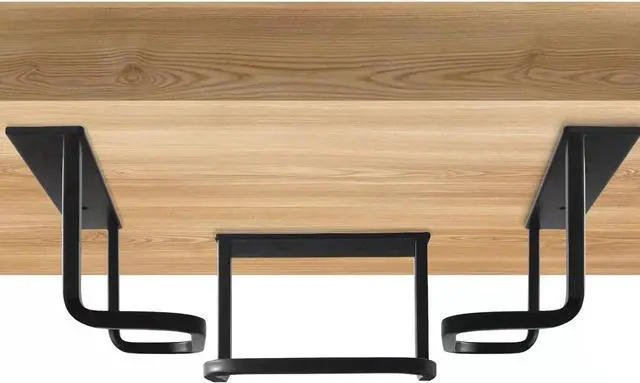 Main image of Under Desk Laptop Mount, Laptop Under Desk Mount 2.7 inches Tall Effective Space, Aluminum Under Desk Laptop Holder Rack for Laptop MacBook Dell OptiPlex PS4 & More