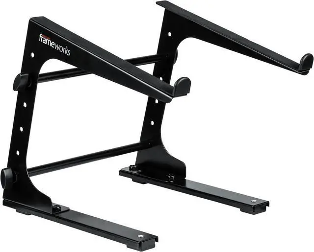 Alt view image 3 of 7 - Gator Frameworks Portable Desktop Laptop/DJ Controller Stand with Fixed Height; (GFWLAPTOP1000)