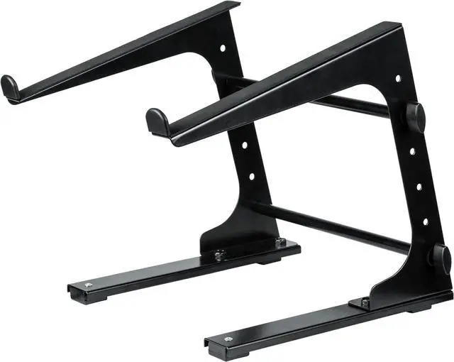 Alt view image 4 of 7 - Gator Frameworks Portable Desktop Laptop/DJ Controller Stand with Fixed Height; (GFWLAPTOP1000)