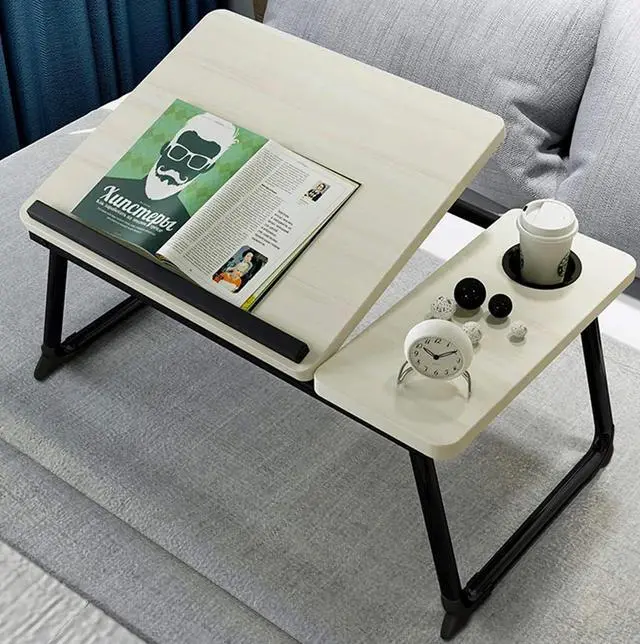Main image of Laptop Desk for Bed,Asltoy Laptop Bed Tray Table,Foldable Lap Desk Stand Notebook Desk Adjustable Laptop Table for Bed Portable Notebook Bed Tray Lap Tablet with Cup Holder