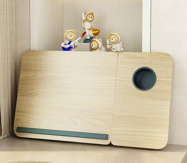 Alt view image 7 of 7 - Laptop Desk for Bed,Asltoy Laptop Bed Tray Table,Foldable Lap Desk Stand Notebook Desk Adjustable Laptop Table for Bed Portable Notebook Bed Tray Lap Tablet with Cup Holder