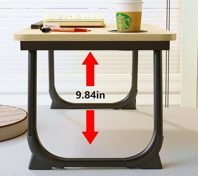 Alt view image 6 of 7 - Laptop Desk for Bed,Asltoy Laptop Bed Tray Table,Foldable Lap Desk Stand Notebook Desk Adjustable Laptop Table for Bed Portable Notebook Bed Tray Lap Tablet with Cup Holder