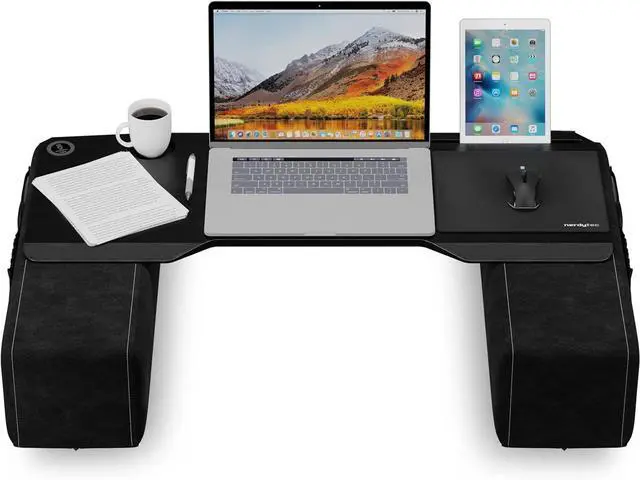 Main image of Couchmaster CYBOSS - Extra Wide Laptop Stand for Couch and Bed, Ergonomic Design with Cushions, Lap Desk Supports Notebooks up to 18 Inches  You are The Big Boss! The CYBOSS!