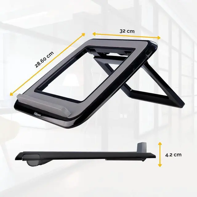 Alt view image 3 of 7 - Fellowes I-Spire Series Portable Laptop Stand for Desk
