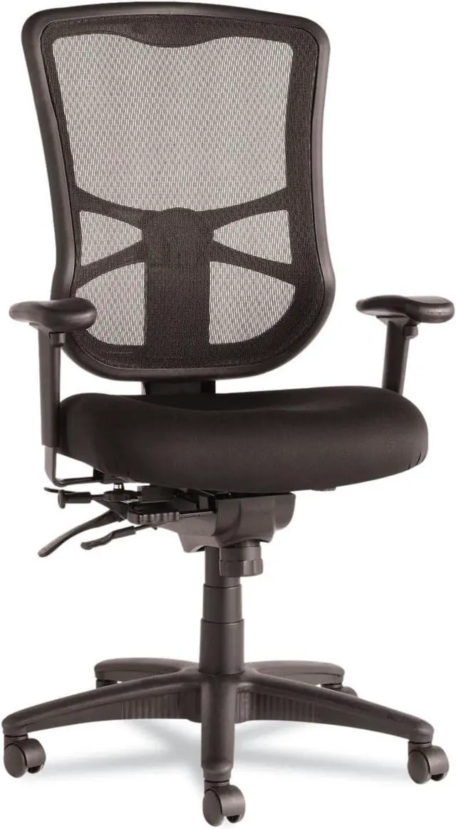 Main image of Alera Elusion Series Mesh High-Back Multifunction Chair, Black